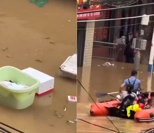 #VIDEO // Río rompe récord histórico tras subir más de 6.5 metros y deja severas inundaciones