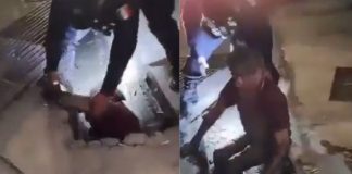 #VIDEO || Ocho horas bajo tierra: rescatan con vida a un hombre atrapado en un drenaje