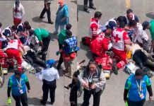 #VIDEO // Aficionado alemán muere de infarto en el Estadio Ciudad de México