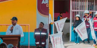 Alexis Velázquez arranca rehabilitación de Jardín de Niños en Huandacareo