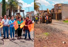 Arranca obra de mejoramiento en la calle Huandacareo de la colonia Galvez Betancourt en Zacapu