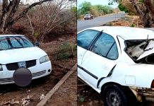 Automovilista queda herido tras chocar contra árbol en la Huetamo-San Lucas