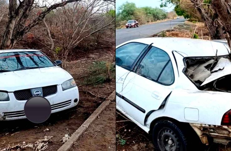 Automovilista queda herido tras chocar contra árbol en la Huetamo-San Lucas