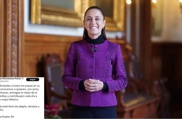 Claudia Sheinbaum reconoce a los padres mexicanos y destaca su papel en la construcción del país