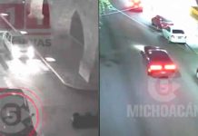 #VIDEO // Choca contra el Acueducto de Morelia y huye; lo detienen por las cámaras del C5