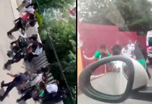#VIDEO // Tensión al límite en Conalep: protesta estudiantil termina en enfrentamiento