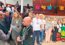 Dayana Pérez acompaña celebración de Corpus Christi y torneo tradicional de básquetbol en Ichupio