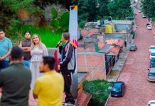 Dayana Pérez entrega la rehabilitación de la calle Tenazas en Salvador Escalante