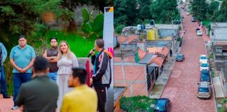 Dayana Pérez entrega la rehabilitación de la calle Tenazas en Salvador Escalante