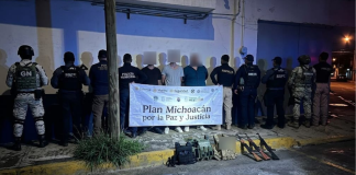 Fuerzas estatales y federales detienen a tres hombres en posesión de armas largas: SSP