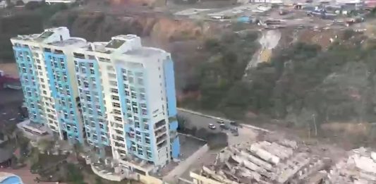 La Guaira desde el aire: El desolador panorama de una ciudad destruida por el siniestro