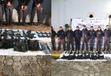 Ejército Mexicano y Guardia Nacional detuvieron a nueve personas y aseguran armamento en el municipio en Zinapécuaro, Mich