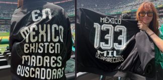 Del Mundial a la protesta: Regina Blandón acompaña a madres buscadoras en CDMX