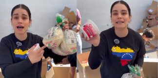 #VIDEO//Una caja de tortillas desató el debate en plena emergencia por el terremoto en Venezuela