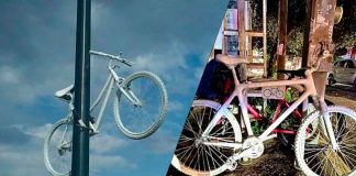 En 15 años, Morelia acumula 18 bicicletas blancas por ciclistas fallecidos