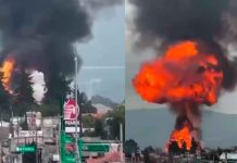 #VIDEO // Impresionante explosión en Puebla: estalla pipa con presunto combustible robado en Tepeaca