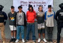 GC y FGE detienen a 5 presuntos narcomenudistas tras catear domicilio en Morelia