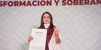 “Defendamos lo que hemos logrado”: Gladyz Butanda se registra para liderar la 4T en Michoacán