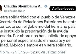 México ofrece ayuda humanitaria a Venezuela tras los terremotos