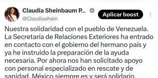 México ofrece ayuda humanitaria a Venezuela tras los terremotos