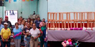 Impulsan el autoempleo en Zacapu con taller de elaboración de bolsas de hilo en Taríacuri