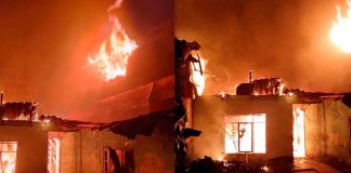 Incendio consume panadería y dos viviendas en el Barrio de San Miguel, Uruapan