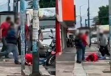 #VIDEO // Le propinan brutal golpiza a presunto ladrón en la colonia Ventura Puente, al sur de Morelia