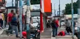 #VIDEO // Le propinan brutal golpiza a presunto ladrón en la colonia Ventura Puente, al sur de Morelia