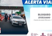 Manifestantes toman tres casetas en Michoacán; C5 emite alerta vial