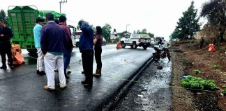 Motociclista fallece tras aparatoso accidente en la carretera Zitácuaro-Morelia