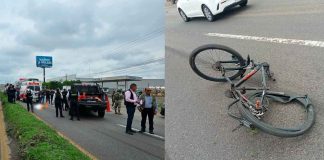 Muere joven ciclista atropellado por camioneta en Morelos Norte, salida a Salamanca