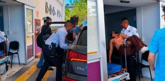 Policía Morelia abandera vehículo con mujer inconsciente