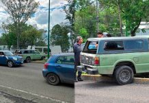 Se accidenta camioneta en la avenida Madero Oriente de Morelia