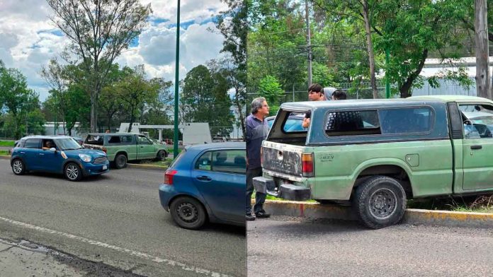 Se-accidenta-camioneta-en-la-avenida-Madero-Oriente