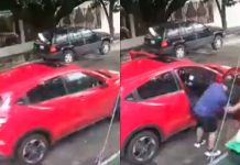 #VIDEO // Exhiben en video a sujeto que tira llantas y basura en calles de Guadalajara