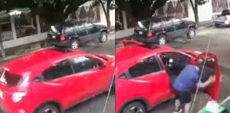 #VIDEO // Exhiben en video a sujeto que tira llantas y basura en calles de Guadalajara
