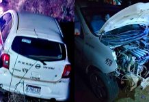 Taxista herido tras chocar durante intento de asalto en Lázaro Cárdenas