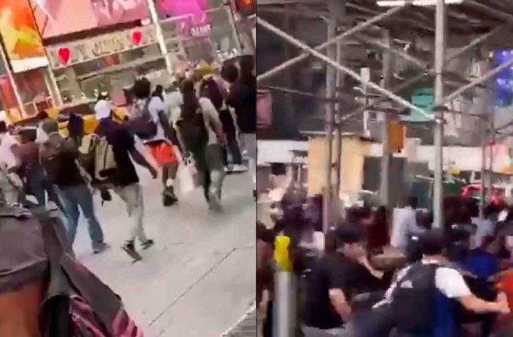 #VIDEO // Tiroteo en Times Square ensombrece festejos de los New York Knicks