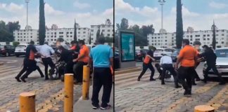 #VIDEO // Hartos de los robos, trabajadores de Chedraui en Iztapalapa propinan golpiza a presunto ladrón