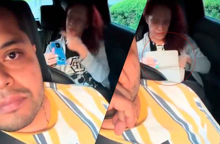 #VIDEO // Viaje en app termina en escándalo y se vuelve viral en redes