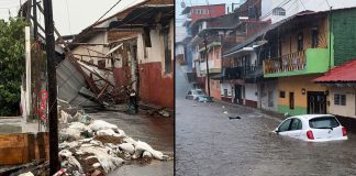 Atienden afectaciones por tromba en Uruapan