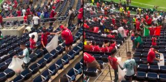 #VIDEO // Aficionados de Portugal limpian el estadio tras su debut en el Mundial 2026