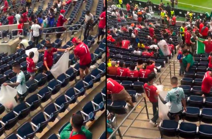 #VIDEO // Aficionados de Portugal limpian el estadio tras su debut en el Mundial 2026