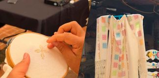 Conoce la comunidad de Erongarícuaro que borda sus textiles hilo a hilo