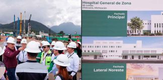 Bedolla supervisa construcción de nuevo hospital del IMSS en Zitácuaro