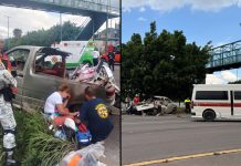 #VIDEO // Choque entre combi y camioneta deja un lesionado frente a la TAM