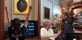 #VIDEO // Sheinbaum festeja victoria del Tri y agradece a los jugadores su entrega en la cancha