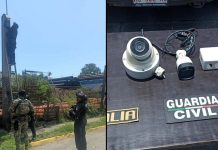 Marina, SSP y FGE desactivan cámaras parasitas usadas por el crimen organizado, en Lázaro Cárdenas