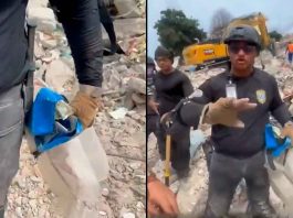 #VIDEO // Detienen a funcionario por robar durante las labores de rescate tras sismos en Venezuela