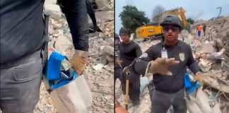 #VIDEO // Detienen a funcionario por robar durante las labores de rescate tras sismos en Venezuela